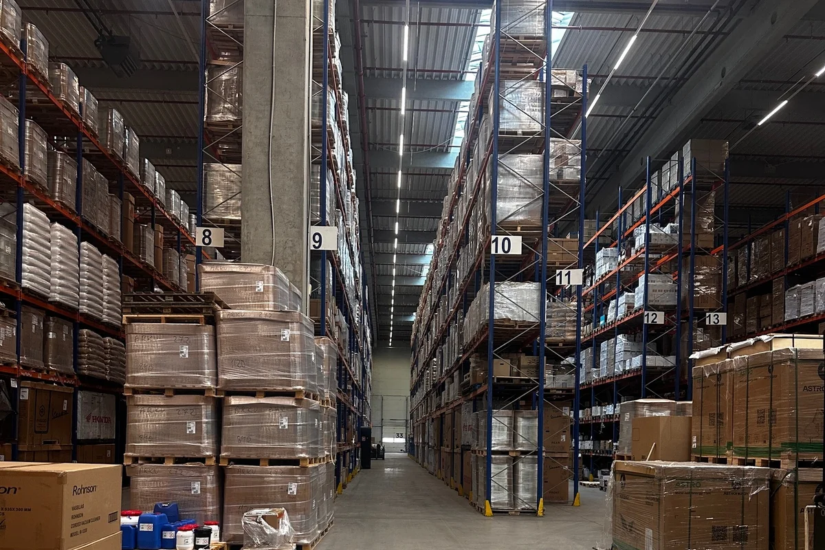 Modern industrial warehouse Europe